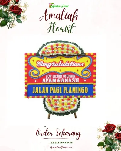 Bunga Papan Congratulation di Galang Baru